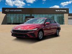 2025 Hyundai Elantra Hybrid Blue Sedan