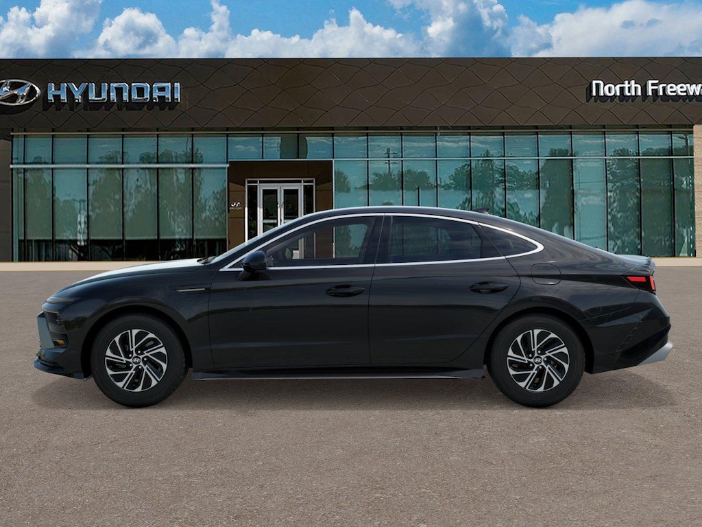 New 2026 Hyundai Sonata Hybrid Blue Sedan