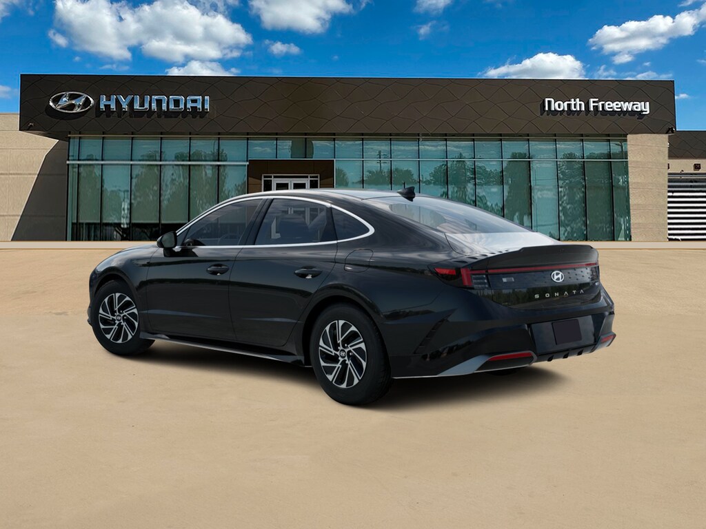 New 2026 Hyundai Sonata Hybrid Blue Sedan