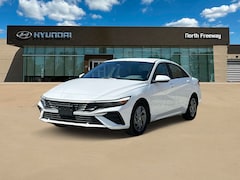 2025 Hyundai Elantra Hybrid Blue Sedan