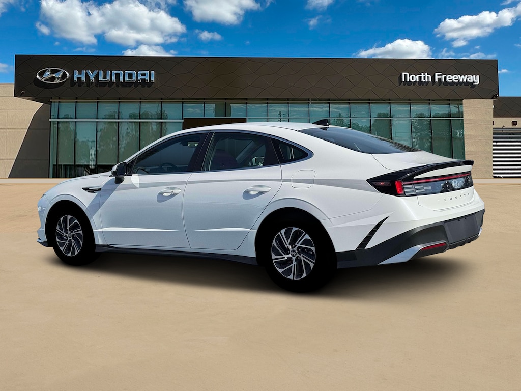 New 2026 Hyundai Sonata Hybrid Blue Sedan