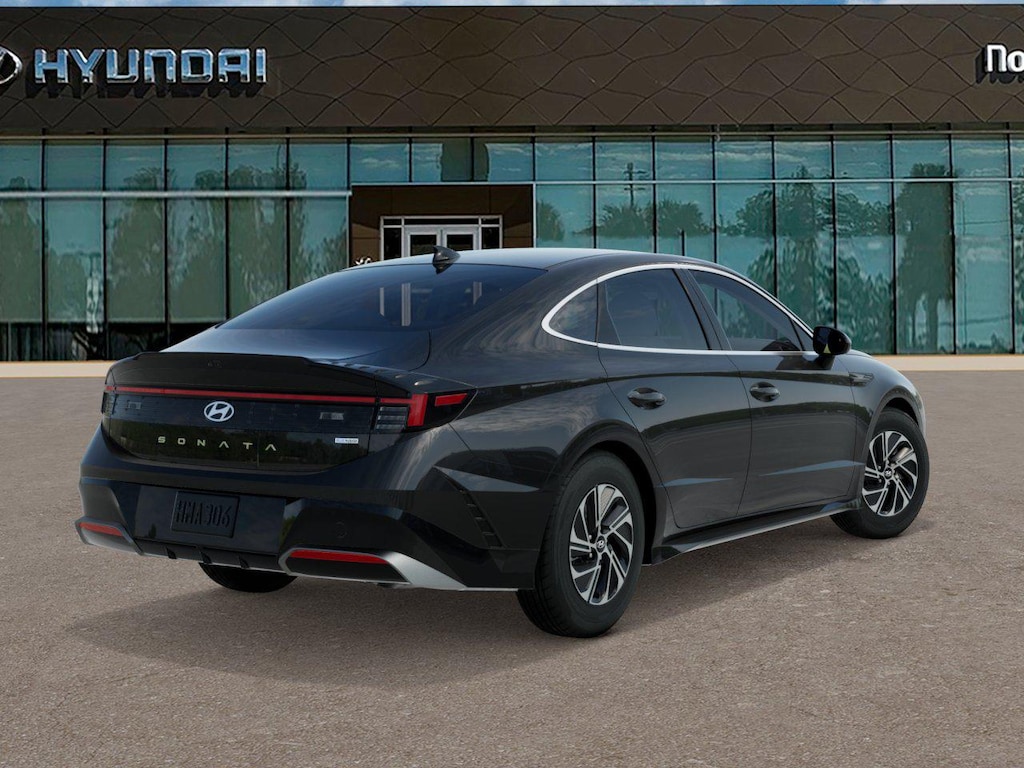 New 2026 Hyundai Sonata Hybrid Blue Sedan
