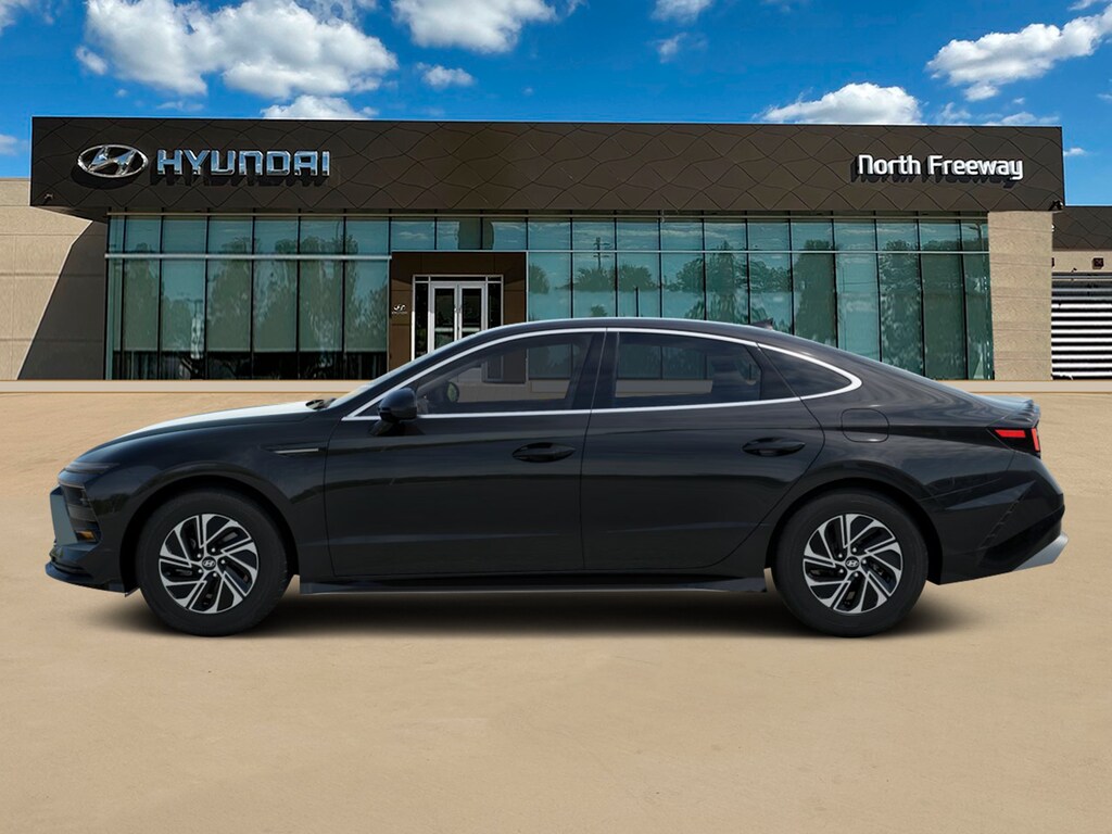 New 2026 Hyundai Sonata Hybrid Blue Sedan