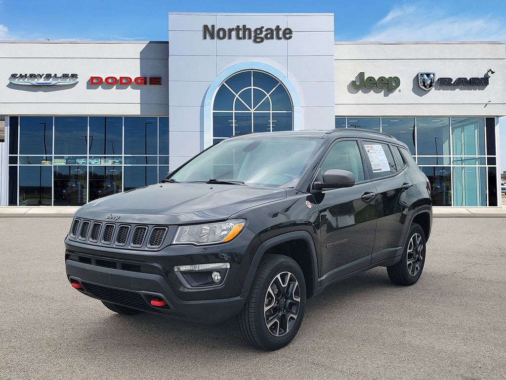 Used 2020 Jeep Compass Trailhawk with VIN 3C4NJDDB4LT200005 for sale in Groesbeck, OH