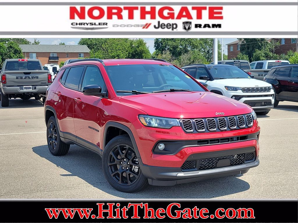 Red Hot Pearlcoat 2026 Jeep Compass SUV / Crossover Four-Wheel Drive 8-Speed Automatic