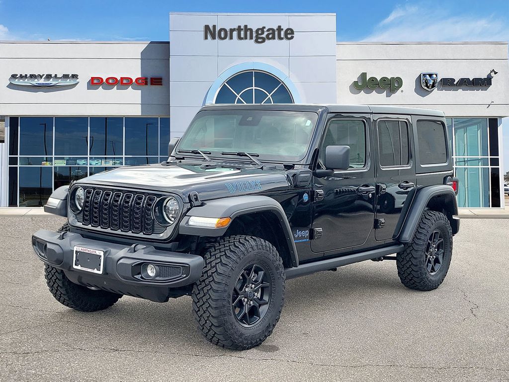 Used 2025 Jeep Wrangler 4xe Willys 4XE with VIN 1C4RJXN68SW579684 for sale in Groesbeck, OH