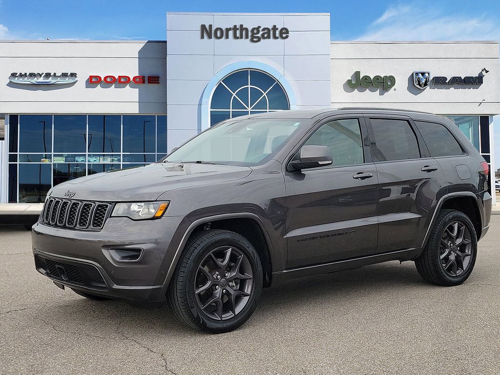 Used 2021 Jeep Grand Cherokee 80th Edition with VIN 1C4RJFBG6MC617196 for sale in Groesbeck, OH