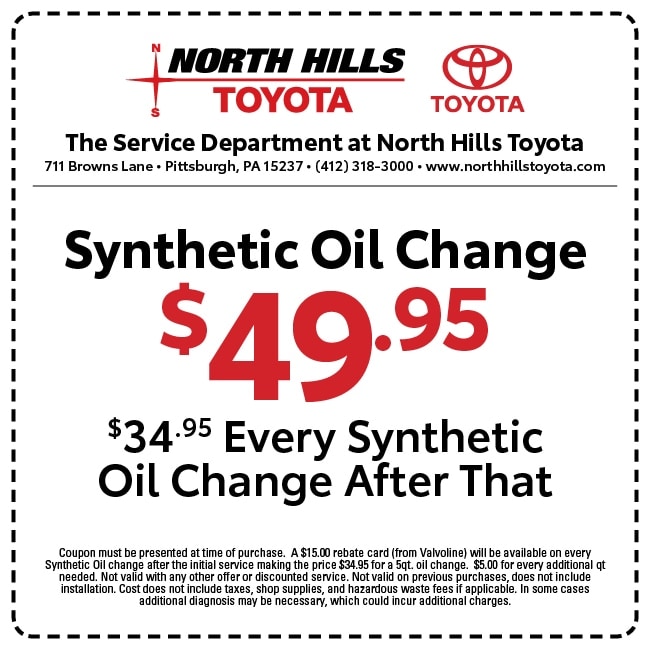 synthetic oil change coupons