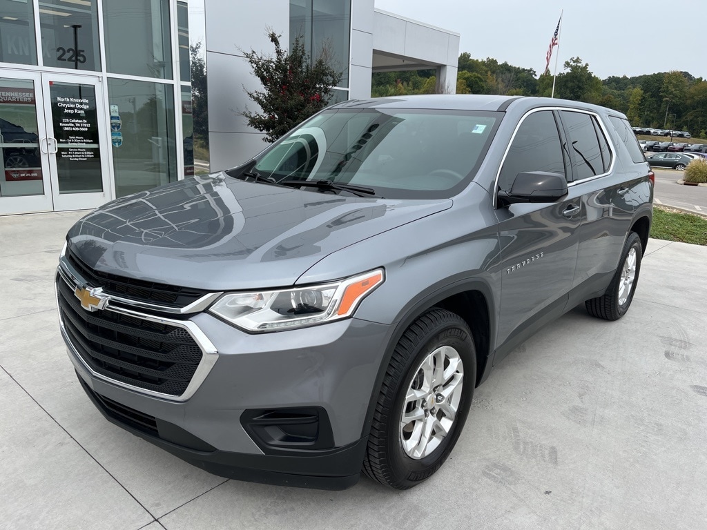 Used 2021 Chevrolet Traverse LS with VIN 1GNEVFKW5MJ110304 for sale in Knoxville, TN