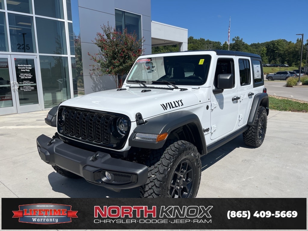 New 2025 Jeep Wrangler 4-DOOR WILLYS Sport Utility