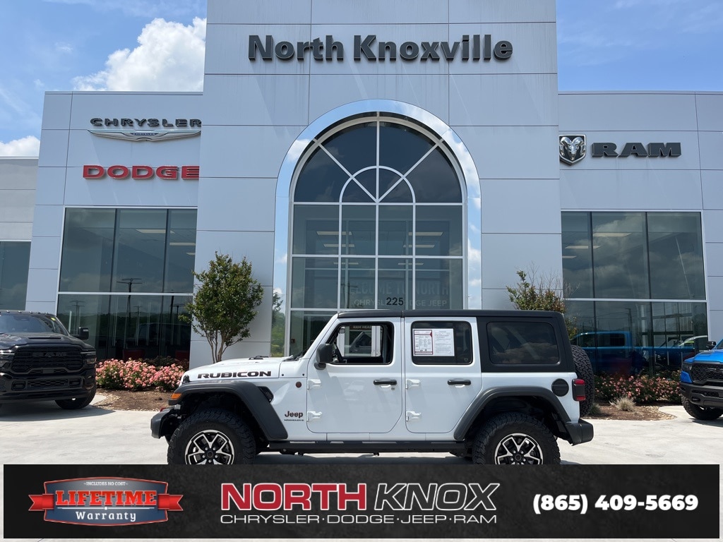 Used 2024 Jeep Wrangler 4-Door Rubicon with VIN 1C4PJXFG1RW258045 for sale in Knoxville, TN