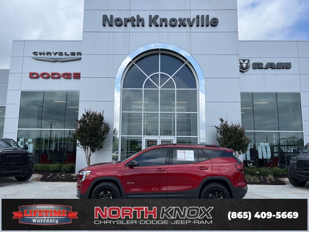 Used 2023 GMC Terrain AT4 with VIN 3GKALYEGXPL264716 for sale in Knoxville, TN