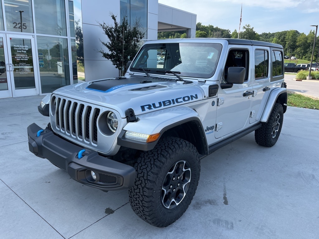 Used 2022 Jeep Wrangler Unlimited Rubicon 4XE with VIN 1C4JJXR6XNW229193 for sale in Knoxville, TN