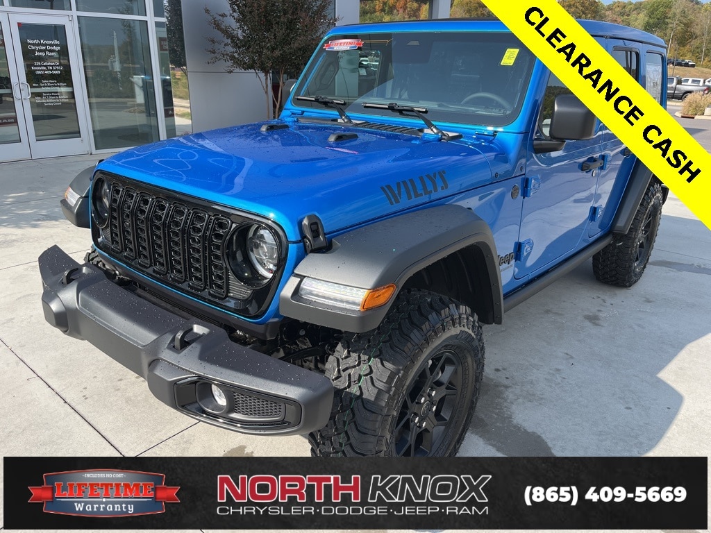 New 2026 Jeep Wrangler 4-DOOR WILLYS Sport Utility