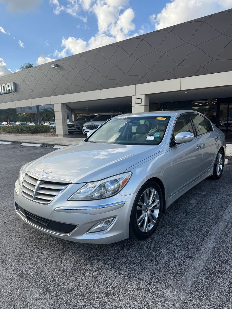 Used 2013 Hyundai Genesis 3.8 with VIN KMHGC4DD7DU252929 for sale in Lake Park, FL