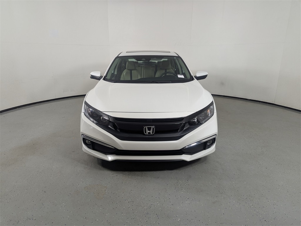 Used 2020 Honda Civic EX-L with VIN 19XFC1F79LE011490 for sale in Lake Park, FL