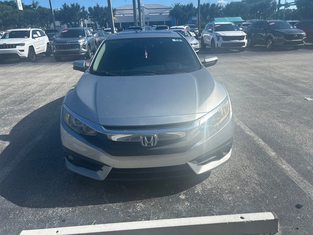 Used 2016 Honda Civic EX-T with VIN 19XFC1F33GE026781 for sale in Lake Park, FL