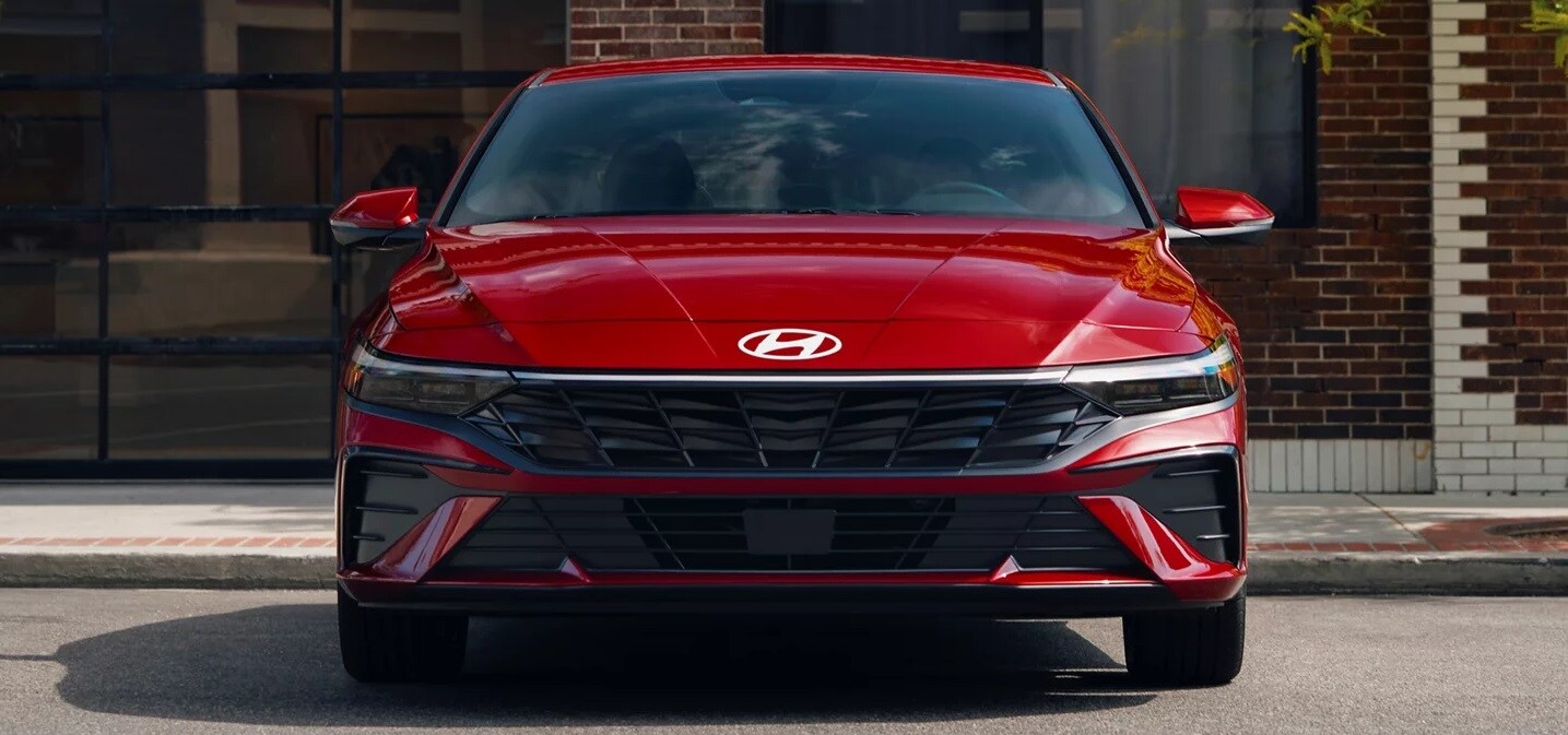Hyundai Elantra Exterior Red Hyundai Elantra North Palm Beach Florida