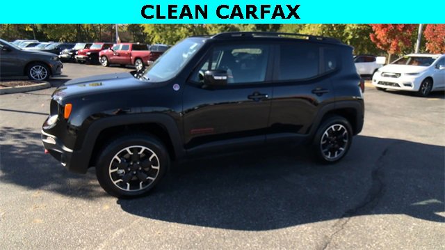 Certified 2023 Jeep Renegade Trailhawk with VIN ZACNJDC1XPPP42468 for sale in North Olmsted, OH
