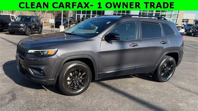 Certified 2023 Jeep Cherokee Altitude Lux with VIN 1C4PJMMB1PD114266 for sale in North Olmsted, OH