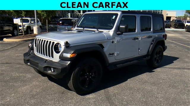 Certified 2023 Jeep Wrangler 4-Door Altitude with VIN 1C4HJXDN5PW694304 for sale in North Olmsted, OH