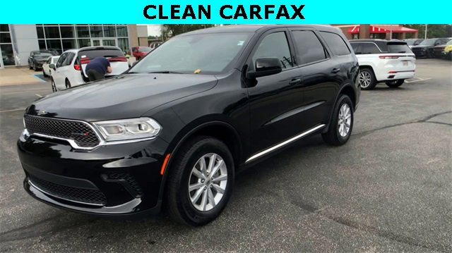 Certified 2023 Dodge Durango SXT with VIN 1C4RDJAG1PC670307 for sale in North Olmsted, OH