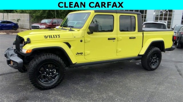 Certified 2023 Jeep Gladiator WILLYS with VIN 1C6HJTAG5PL558455 for sale in North Olmsted, OH