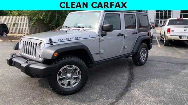 Used 2018 Jeep Wrangler JK Unlimited Rubicon with VIN 1C4BJWFG7JL820461 for sale in North Olmsted, OH