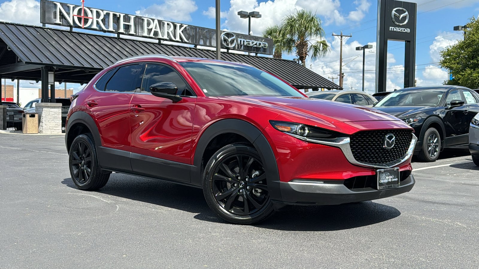 Certified 2021 Mazda CX-30 Turbo Premium with VIN 3MVDMBDY3MM247497 for sale in San Antonio, TX