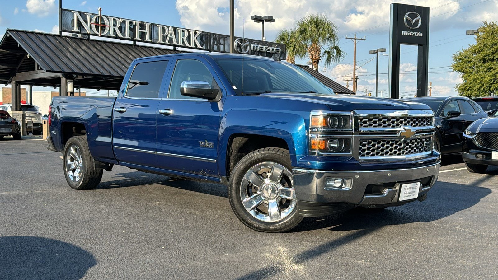 Used 2015 Chevrolet Silverado 1500 LTZ with VIN 3GCPCSEC1FG308612 for sale in San Antonio, TX