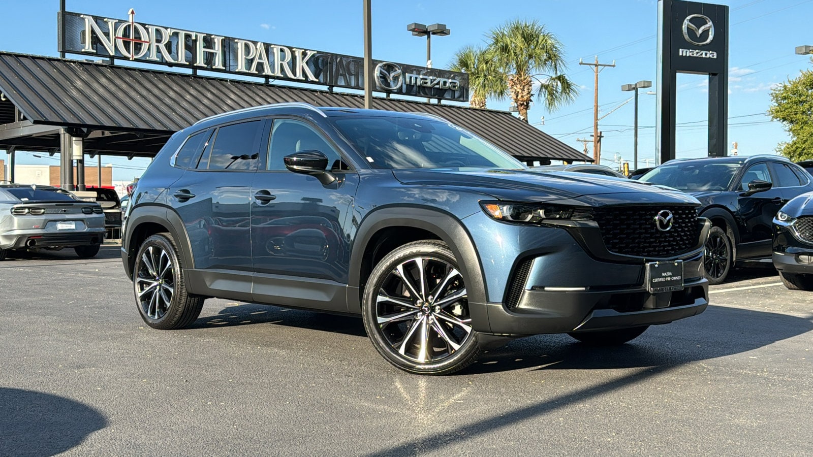 Certified 2024 Mazda CX-50 S PREMIUM PLUS with VIN 7MMVABEM7RN177882 for sale in San Antonio, TX