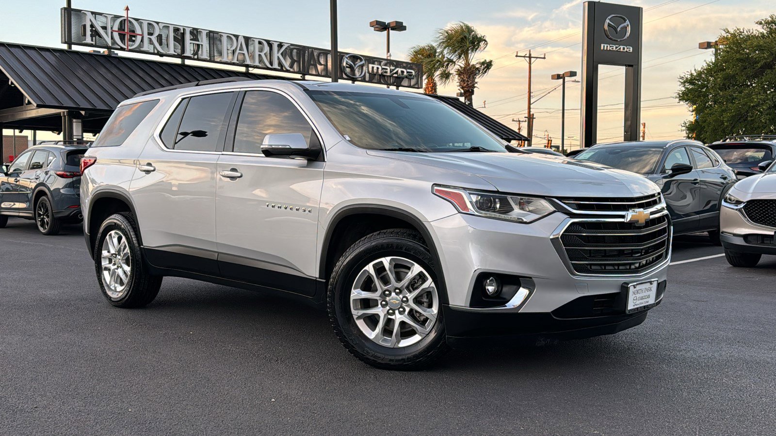 Used 2021 Chevrolet Traverse 1LT with VIN 1GNERGKWXMJ118313 for sale in San Antonio, TX