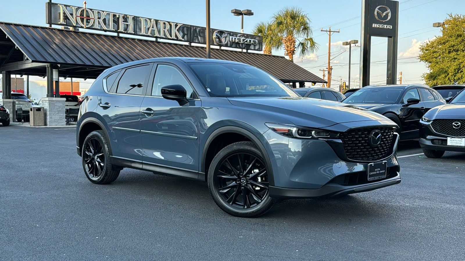 Used 2024 Mazda CX-5 S Carbon Edition with VIN JM3KFBCL2R0437611 for sale in San Antonio, TX