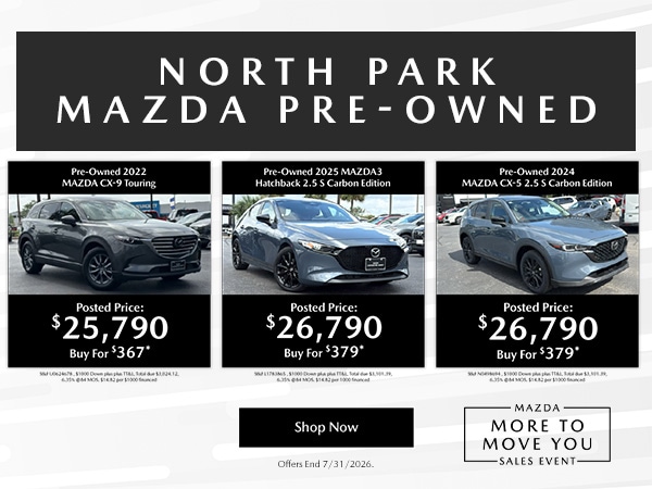 Welcome to North Park Mazda | Dealer in San Antonio, TX