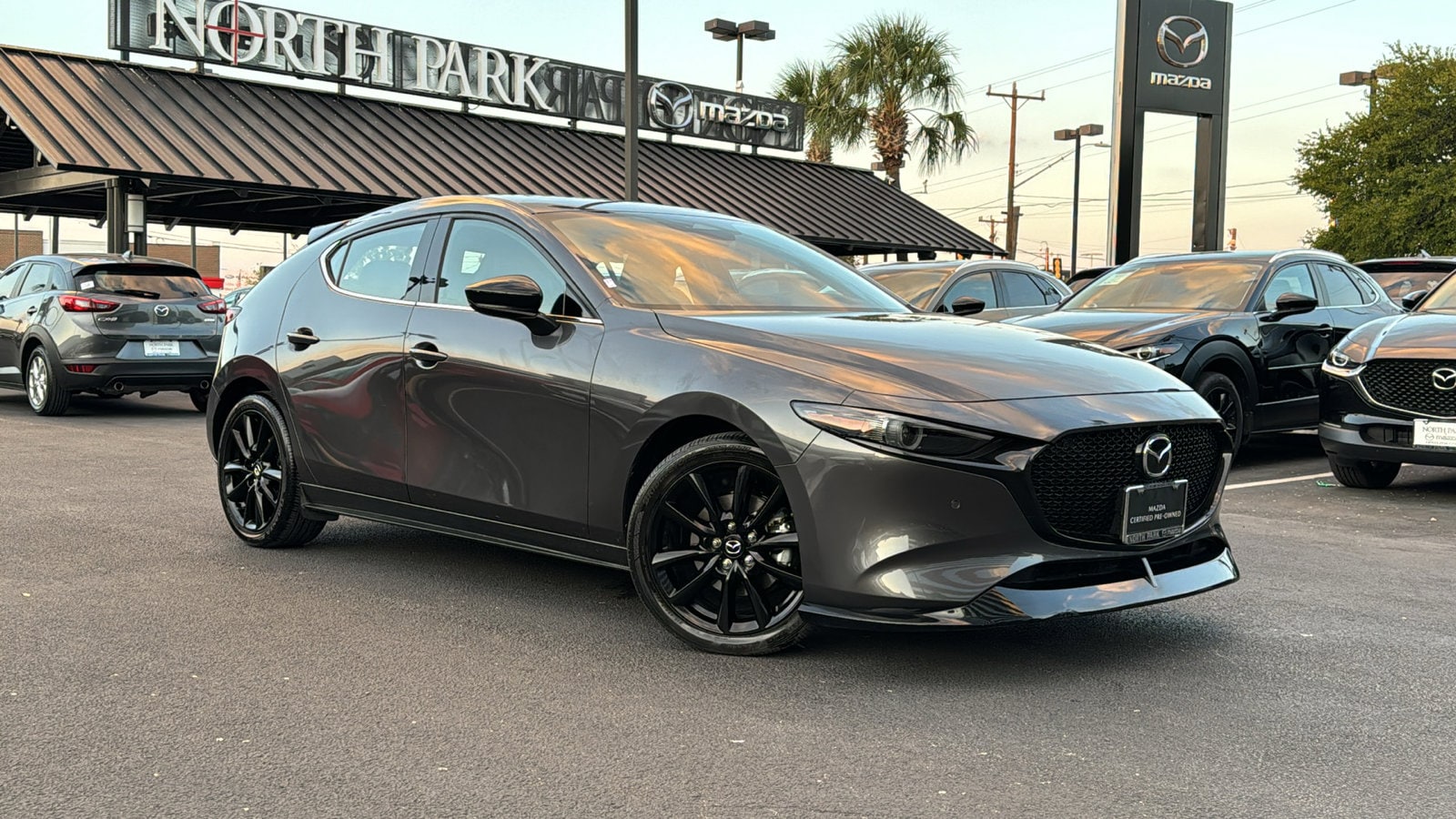 Used 2024 Mazda Mazda3 Turbo Premium Plus with VIN JM1BPBNY1R1702589 for sale in San Antonio, TX