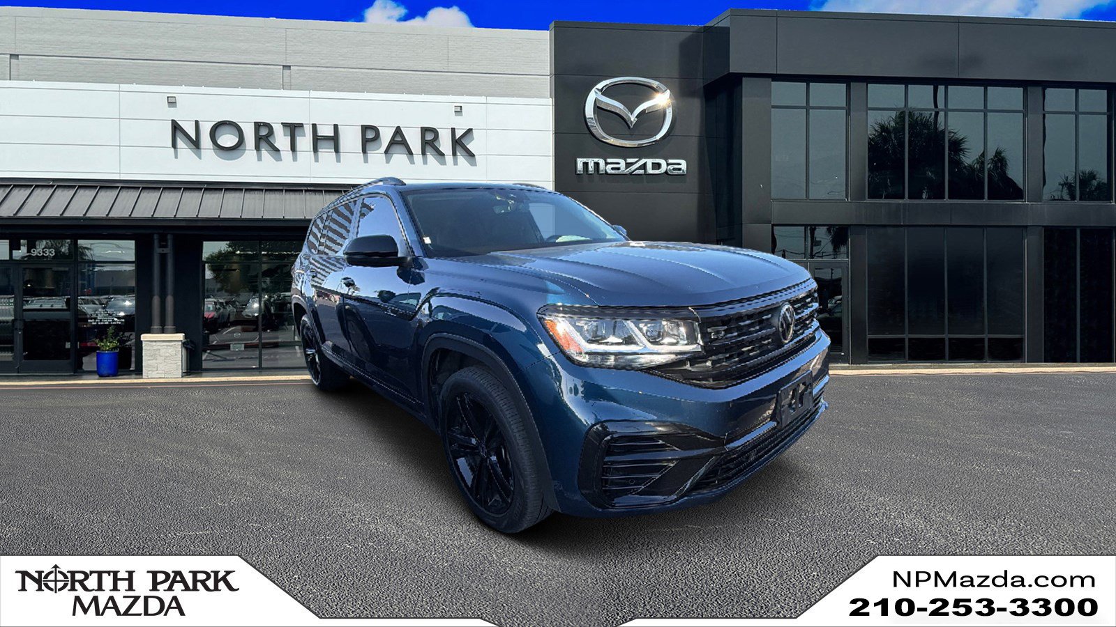 2023 Volkswagen Atlas 3.6L V6 SEL R-Line Black
