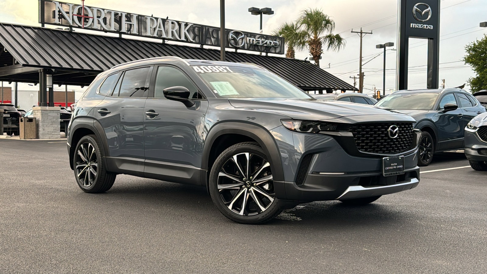 Certified 2024 Mazda CX-50 TURBO PREMIUM with VIN 7MMVABDY9RN176723 for sale in San Antonio, TX