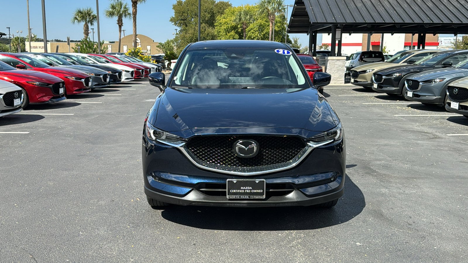 Used 2021 Mazda CX-5 Grand Touring with VIN JM3KFBDM5M0487628 for sale in San Antonio, TX