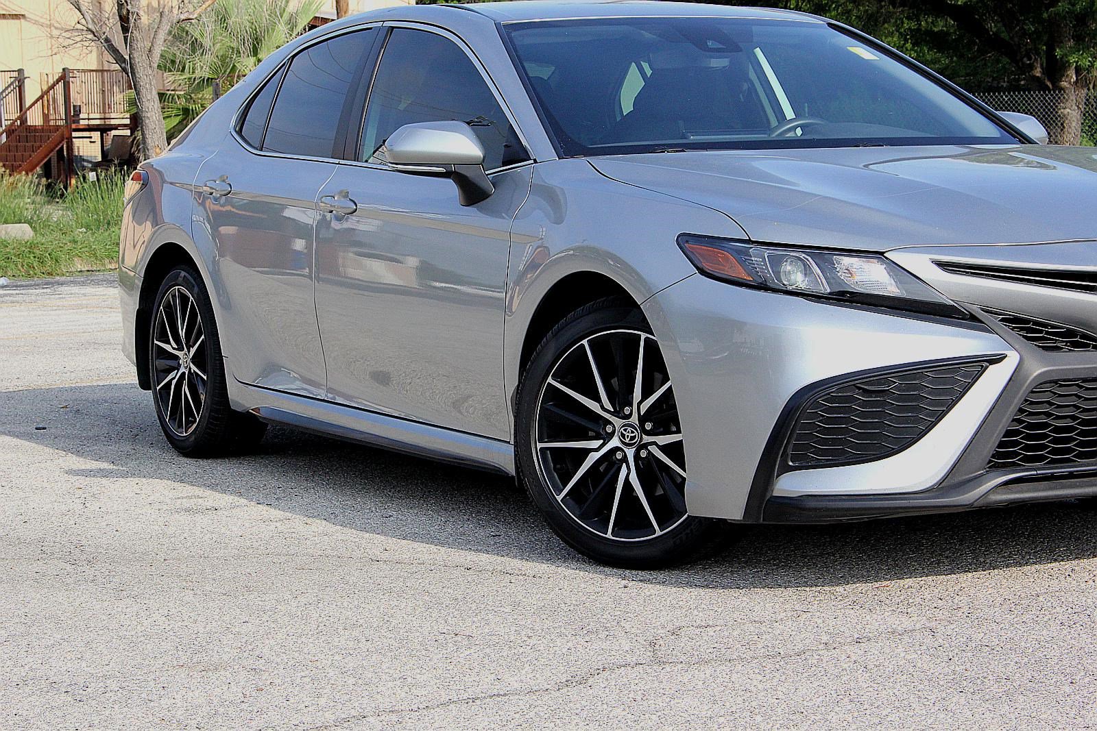 Used 2023 Toyota Camry SE with VIN 4T1G11AK7PU745750 for sale in San Antonio, TX