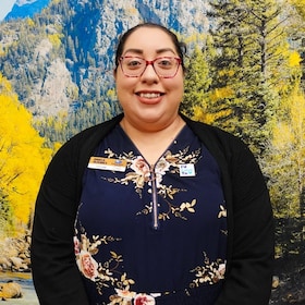 Staff member Angela Olivares from 7d302658f54d