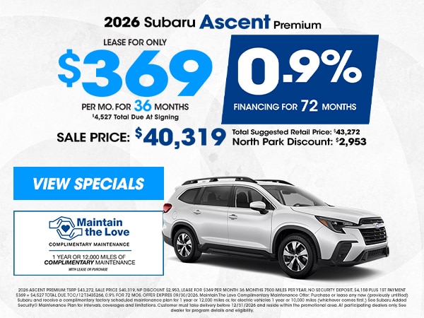 North Park Subaru- New Subaru & Used Car Dealership in San Antonio, TX
