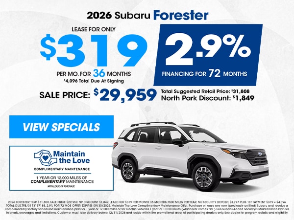 North Park Subaru- New Subaru & Used Car Dealership in San Antonio, TX