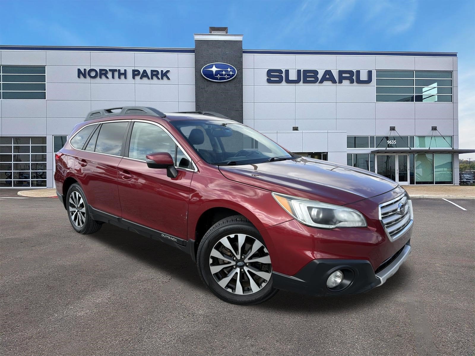 Used 2015 Subaru Outback Limited with VIN 4S4BSBNCXF3297203 for sale in San Antonio, TX