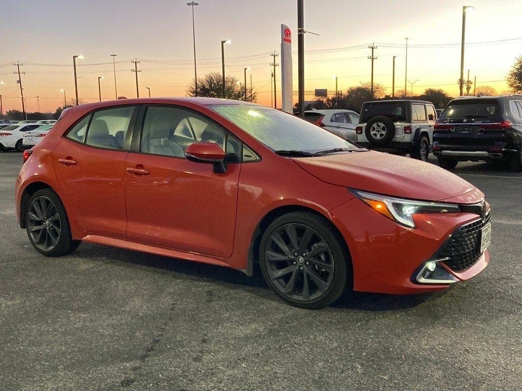 Used 2023 Toyota Corolla Hatchback XSE with VIN JTNC4MBE8P3196081 for sale in Northfield, Minnesota