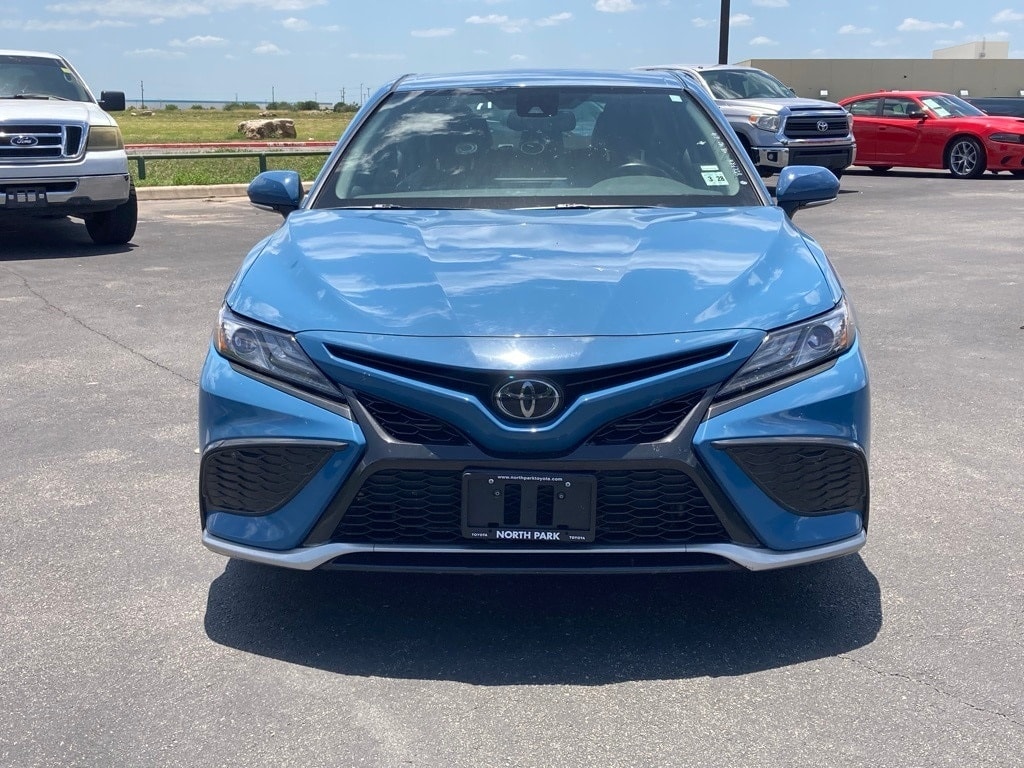 Used 2023 Toyota Camry XSE with VIN 4T1K61AK5PU143148 for sale in San Antonio, TX