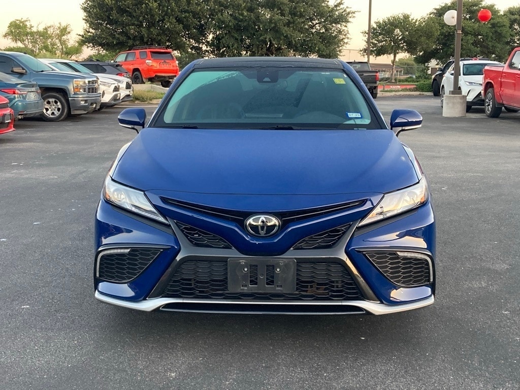 Certified 2023 Toyota Camry XSE with VIN 4T1K61AK7PU184512 for sale in San Antonio, TX