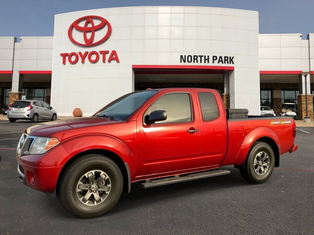 Lava Red 2018 Nissan Frontier Pickup Truck 4X2 5-Speed Automatic Overdrive