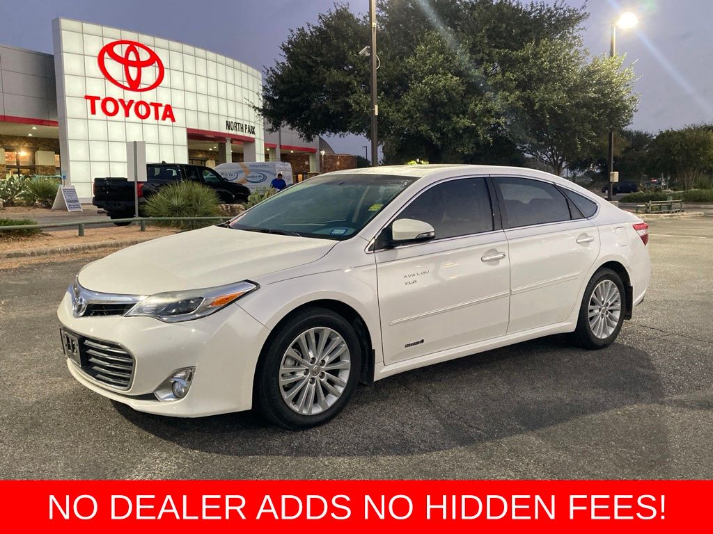 White (Blizzard Pearl) 2014 Toyota Avalon Hybrid Sedan Front-Wheel Drive Continuously Variable Transmission