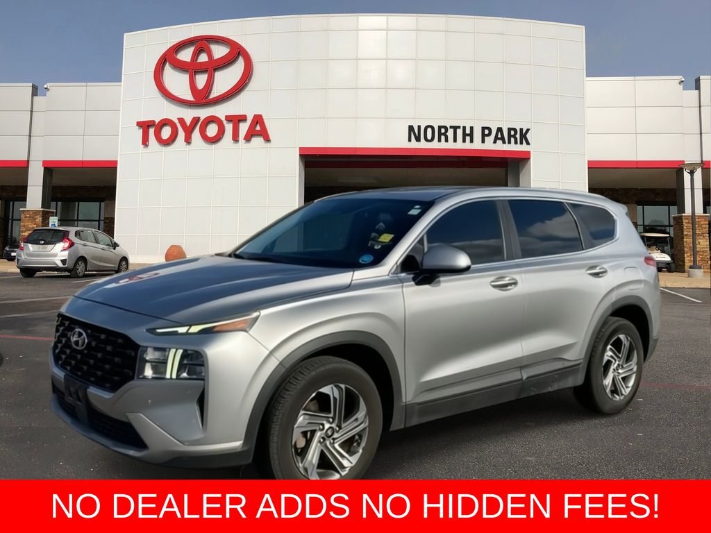 Shimmering Silver Pearl 2021 Hyundai Santa Fe SUV / Crossover Front-Wheel Drive 8-Speed Automatic