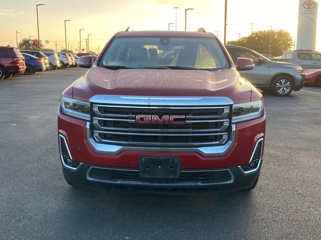 Used 2023 GMC Acadia SLT with VIN 1GKKNUL4XPZ253059 for sale in San Antonio, TX